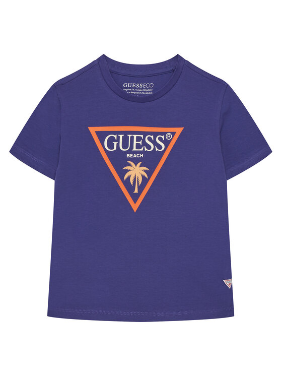 Guess Guess Тишърт L6GI27 J1314 Виолетов Regular Fit