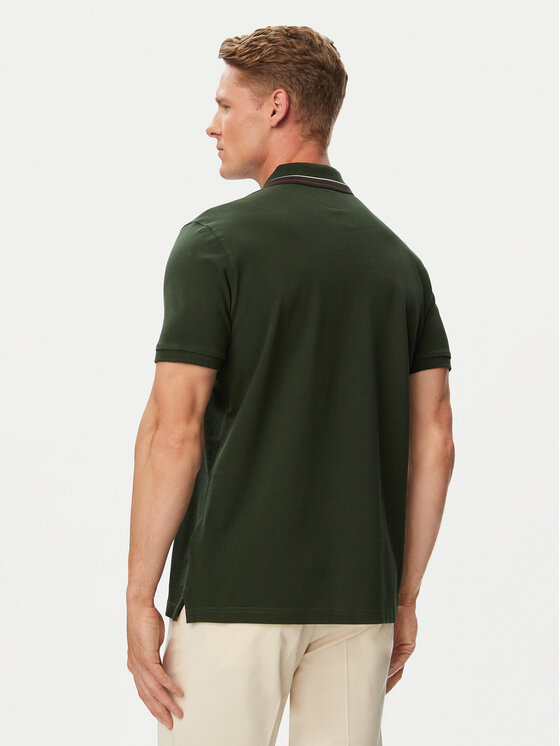 Beverly Hills Polo Club Beverly Hills Polo Club Polo P-SS26M-P450111 Tumši zaļa Regular Fit