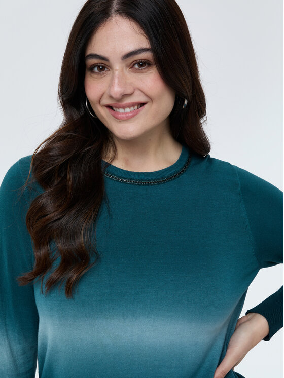 Fiorella Rubino Fiorella Rubino Maglione M087L008360N0V5 Turchese Regular Fit