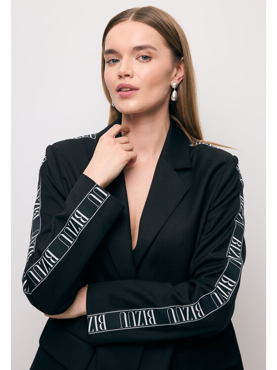 BIZUU BIZUU Marynarka VANDA Czarny Standard Fit