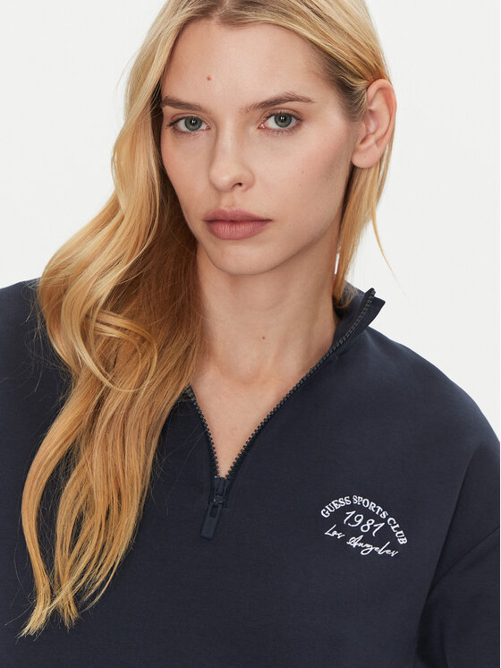Guess Guess Sweatshirt V5GQ06 KCS01 Dunkelblau Regular Fit