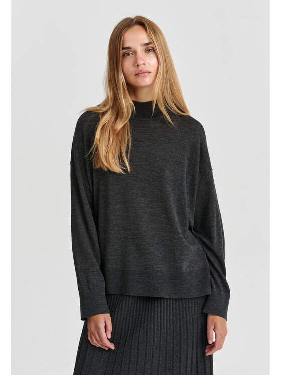 TATUUM TATUUM Sweter AMI Szary Classic Fit