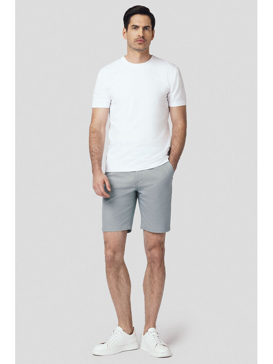 Lancerto Lancerto Szorty materiałowe Vaasa SZO082125000001 Zielony Regular Fit