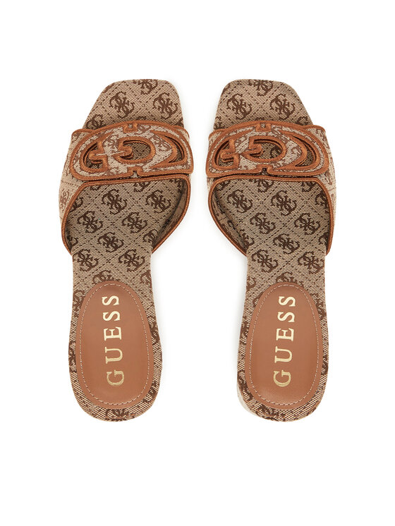 Guess Guess Παντόφλες FLJGEE FAL03 Καφέ