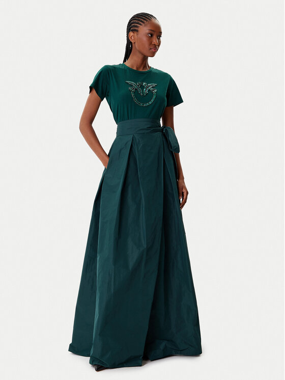 PINKO PINKO Макси пола 105645 Y3LE Зелен Regular Fit