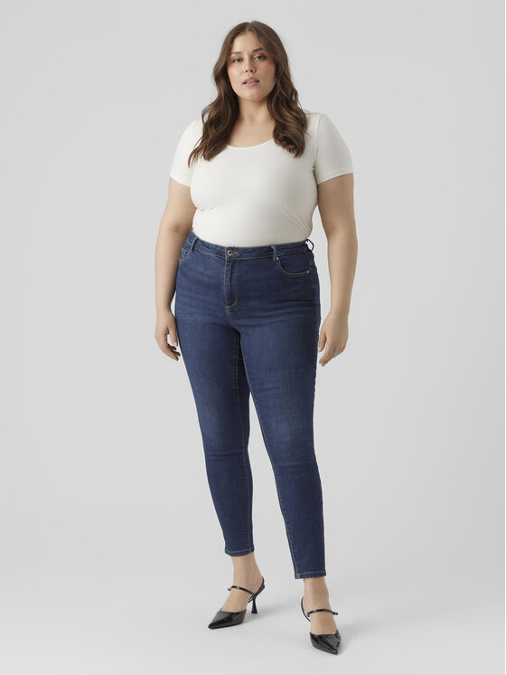 Vero Moda Curve Vero Moda Curve Farmer Phia 10285012 Sötétkék Skinny Fit