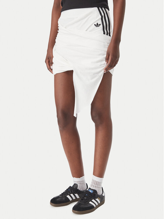 adidas adidas Spódnico-szorty Adidas x Jennie Wrap LD4969 Biały Regular Fit