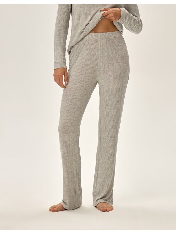 Esotiq Esotiq Piżama 42192 Szary Regular Fit