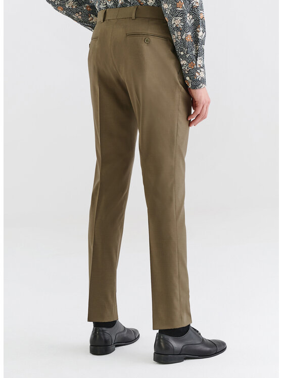 Pako Lorente Pako Lorente Spodnie garniturowe P23SF-6G-008 Zielony Slim Fit