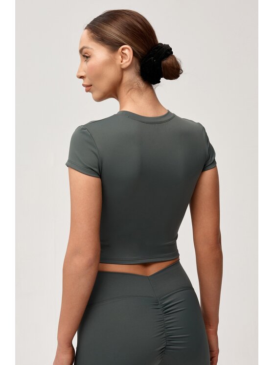 ROUGH RADICAL ROUGH RADICAL Maglietta tecnica ZOYA CLASSIC Verde scuro Slim Fit