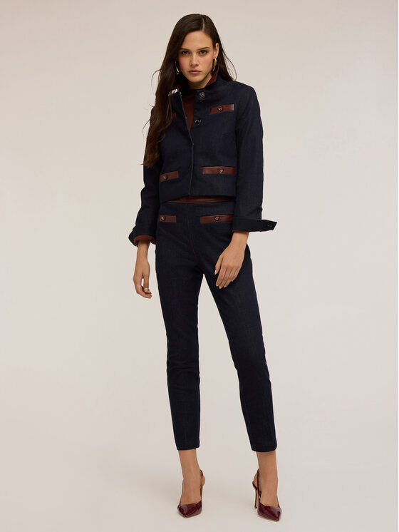 Motivi Motivi Jeansy P581Q004086N034 Niebieski Skin Fit