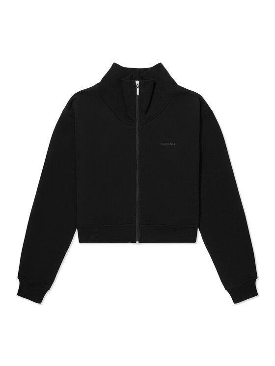 La Mania La Mania Felpa RIPPLE Nero Classic Fit