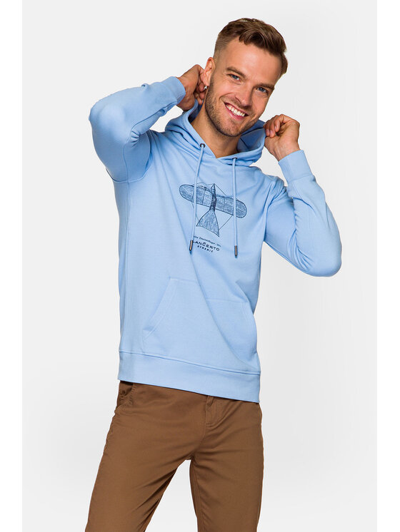 Lancerto Lancerto Bluza Hank Błękitny Regular Fit