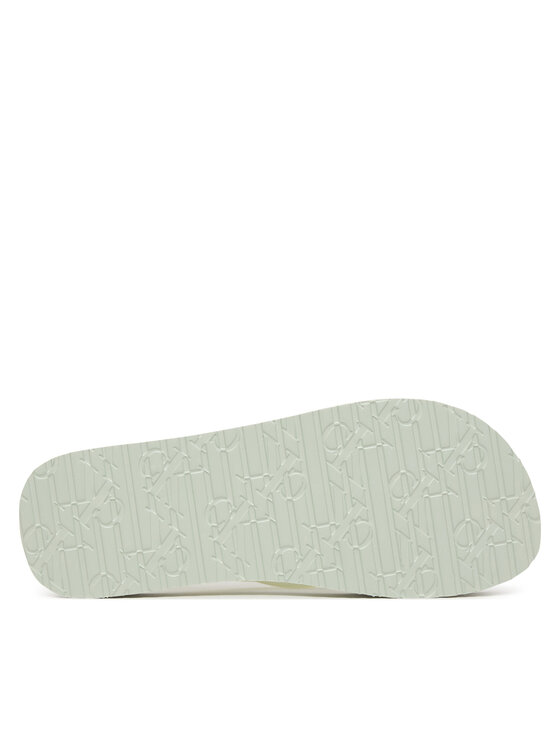 Calvin Klein Calvin Klein Infradito Flatform Flip Flop Met Tpu HW0HW03120 Bianco