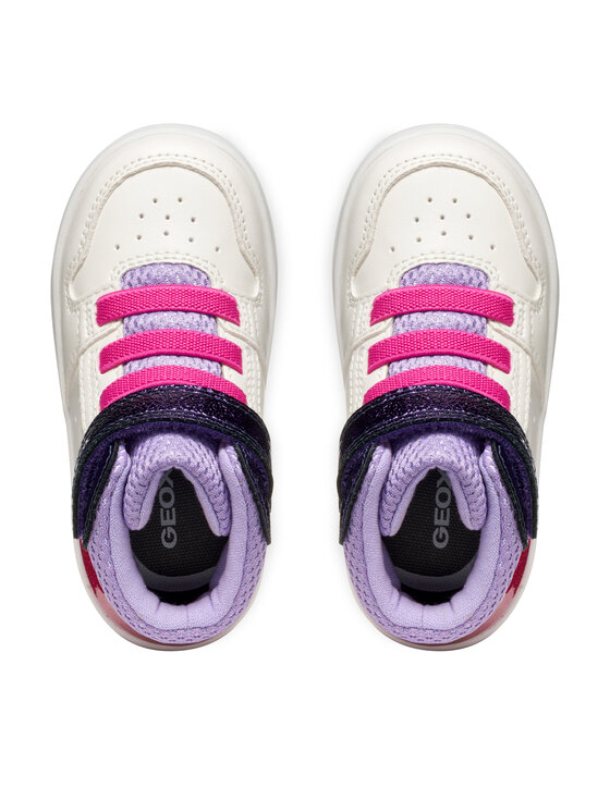 Geox Geox Sneakersy B Eclyper B465MA 0BCBN C1030 S Bílá