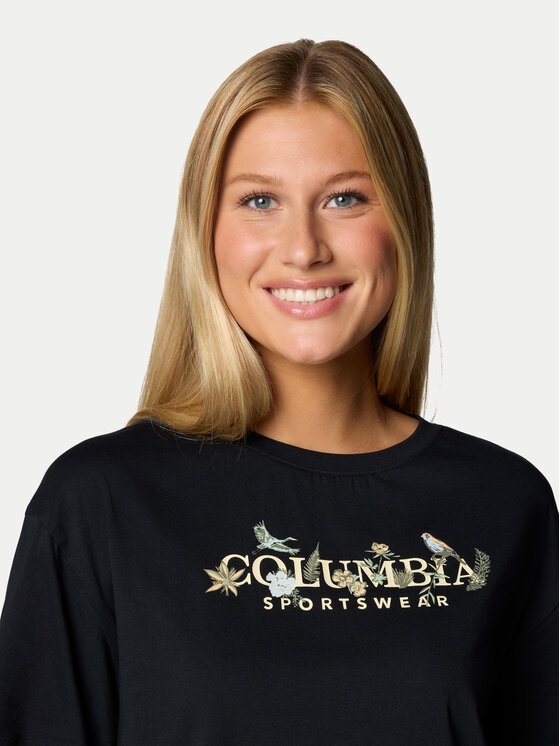 Columbia Columbia T-Shirt Rolling Bend™ 2119991 Schwarz Regular Fit