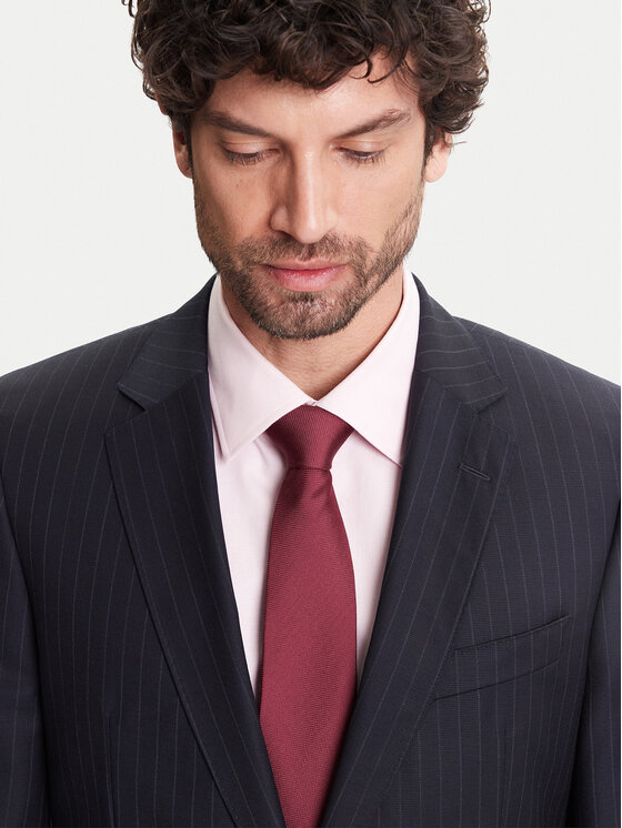 BOSS BOSS Garnitur H-Huge 50546121 Granatowy Slim Fit