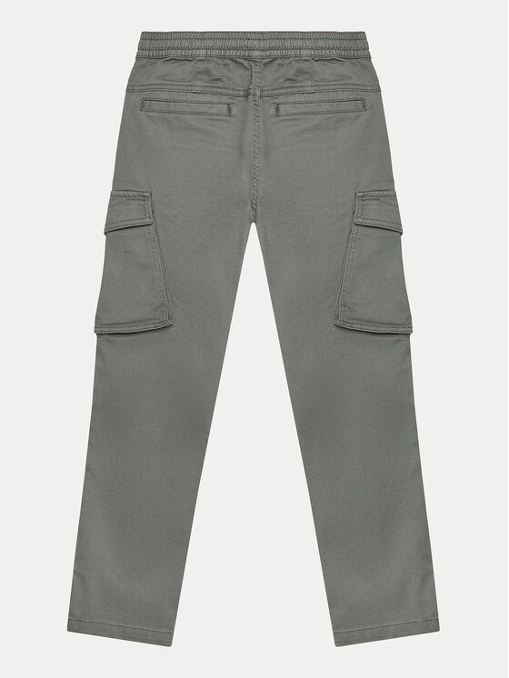 United Colors Of Benetton United Colors Of Benetton Pantaloni din material 4HM6YF00M Gri Regular Fit