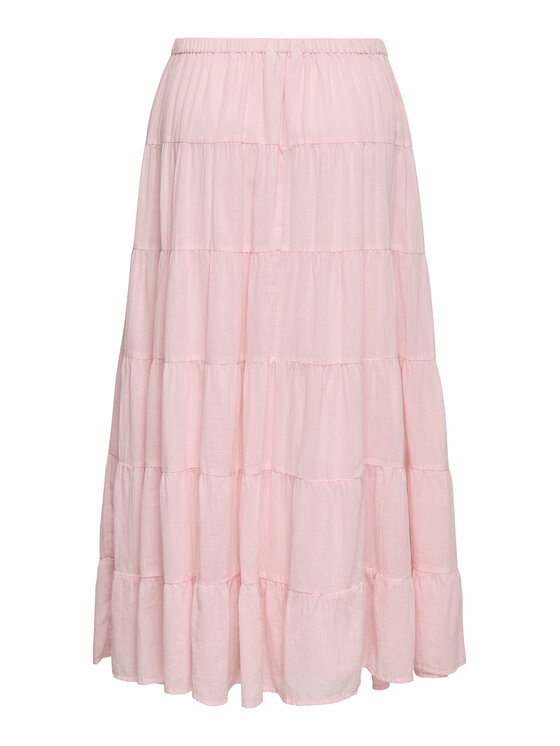 ONLY ONLY Maxi szoknya Kelly 15374229 Világos rózsaszín A-Line Fit