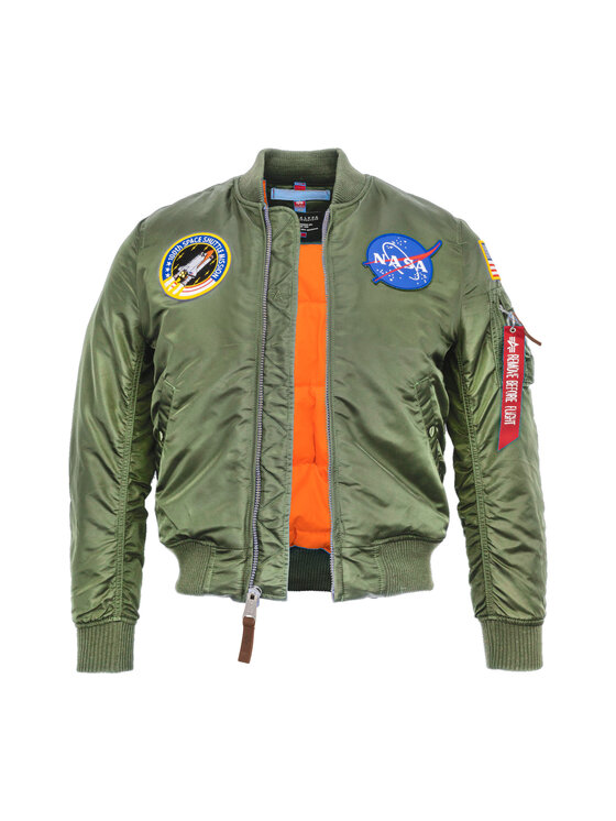 Alpha Industries Alpha Industries Kurtka bomber AI.166107-01-XS Zielony Regular Fit