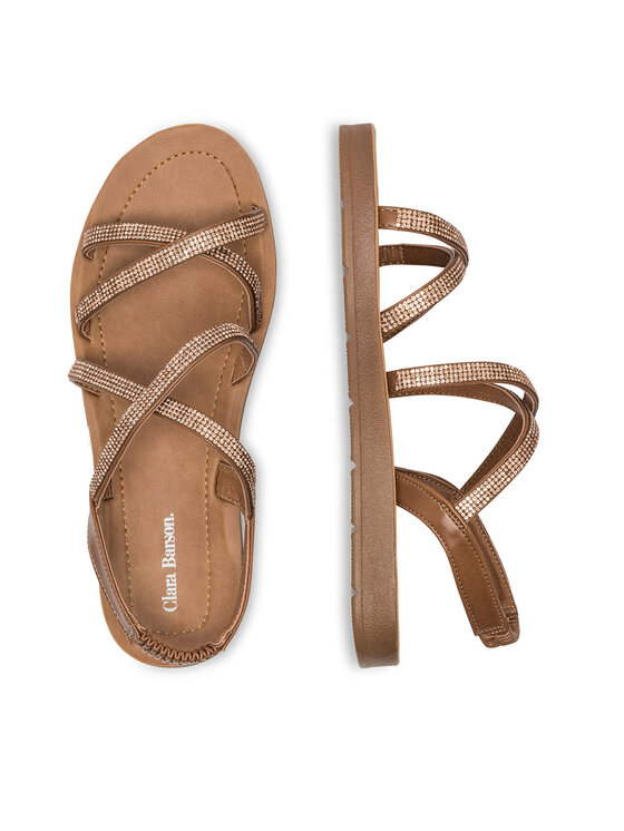 Clara Barson Clara Barson Σανδάλια WSS20401-13 Καφέ