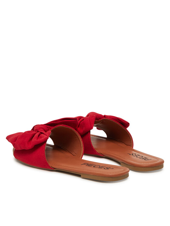 Pieces Pieces Pantoletten 17156846 Rot