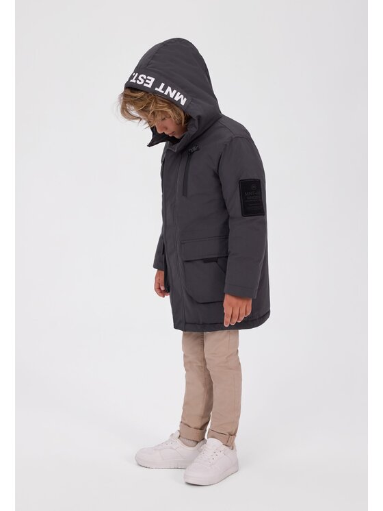 minoti minoti Kurtka zimowa 33COAT514B Szary ciemny Parka Fit