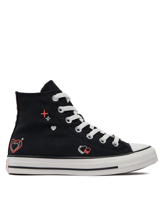 Converse Kedas Chuck Taylor All Star Y2K Heart A09116C Melns