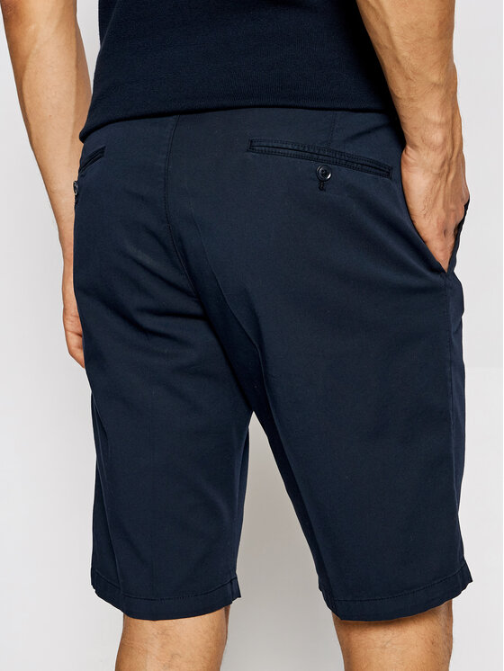 Pantaloncini di tessuto 985-59 Blu scuro Regular
