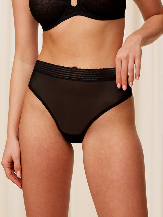 Triumph Triumph Stringi Tempting Sheer Highwaist String 10215943 Czarny