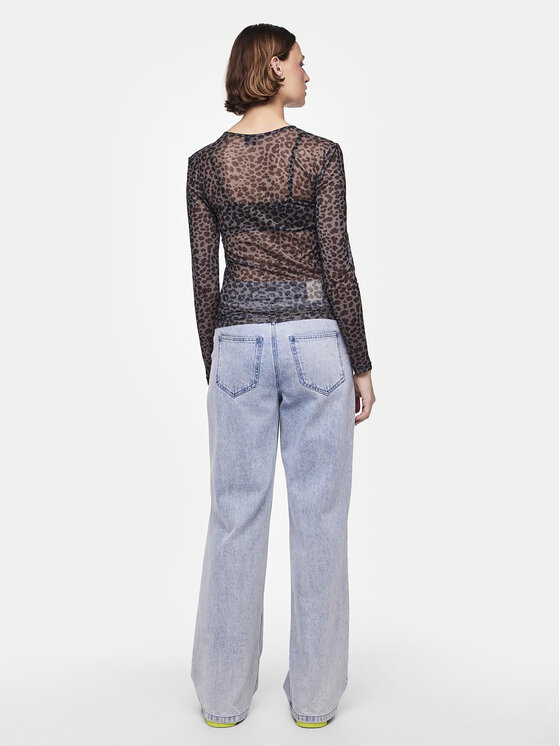 Pieces Pieces Bluza 17141116 Črna Slim Fit