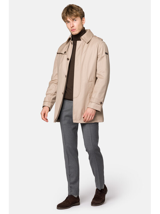 Lancerto Lancerto Płaszcz przejściowy Altea PC131223000013 Beżowy Regular Fit