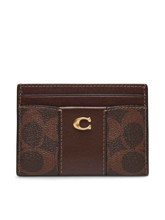 Coach Coach Etui za kreditne kartice CBY80 Rjava