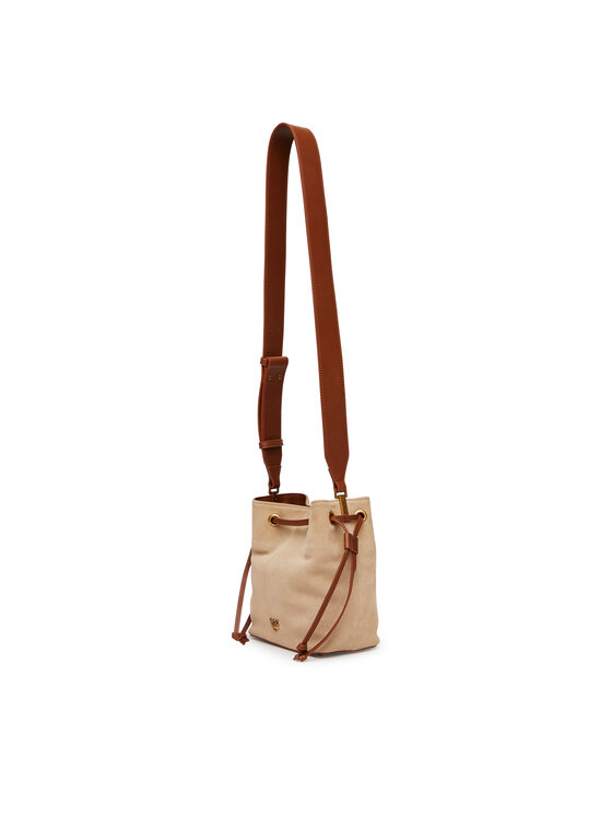 PINKO PINKO Kabelka Secchiello Mini PE 25 PLTT 104303 A2CC Béžová