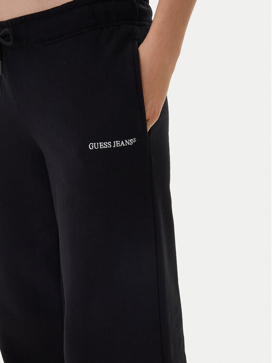 Guess Jeans Guess Jeans Jogginghose W6RB52 K68I4 Schwarz Regular Fit