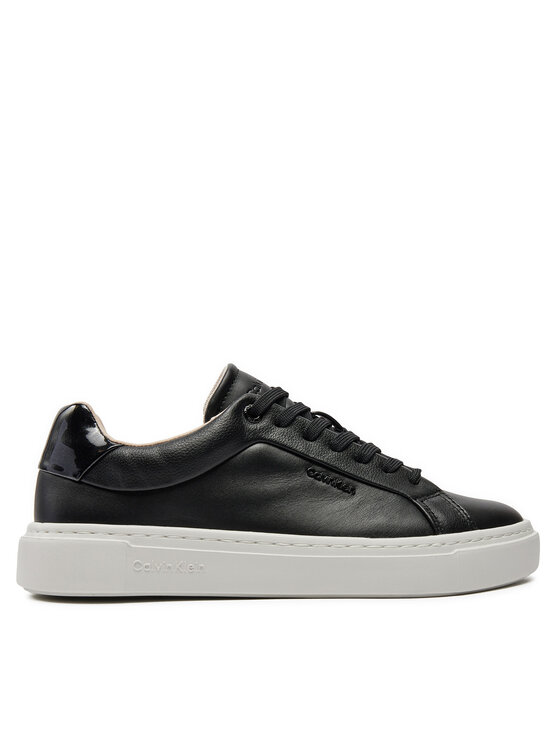 Sneakers Calvin Klein Cupsole Lace Up W/Ml Lth HW0HW02119 Negru