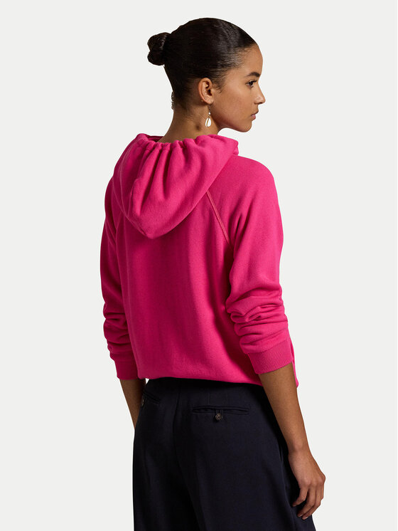 Polo Ralph Lauren Polo Ralph Lauren Džemperis ar kapuci 211935583011 Rozā Regular Fit