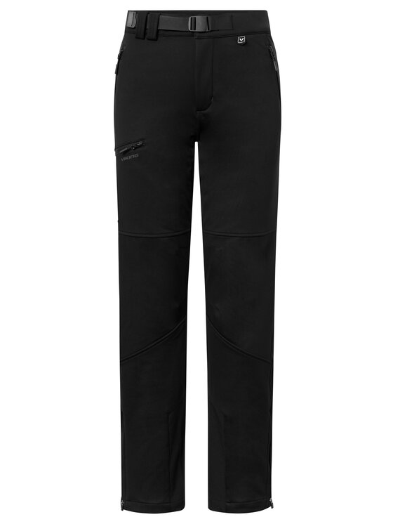 Viking Viking Spodnie outdoor Summit Warm 2.0 Czarny Regular Fit