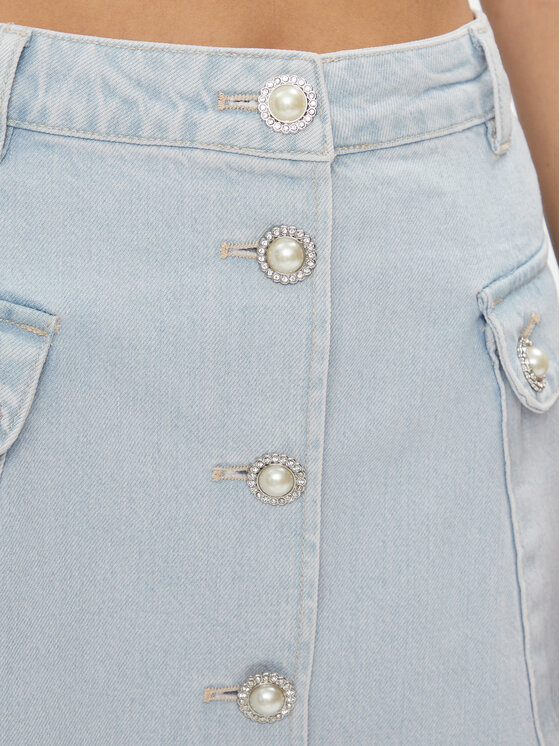 Custommade Custommade Jeans suknja Riana 999448941 Svijetloplava Regular Fit