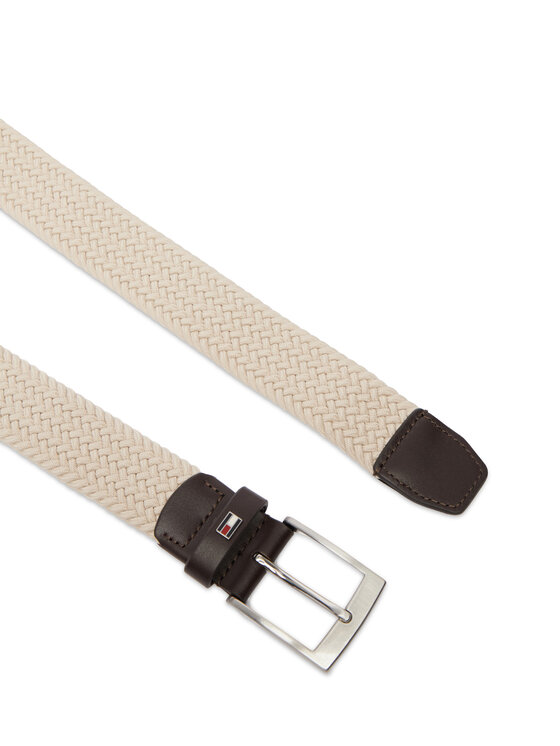 Tommy Hilfiger Tommy Hilfiger Pasek Męski Adan 3.5 Elastic AM0AM13824 Beżowy