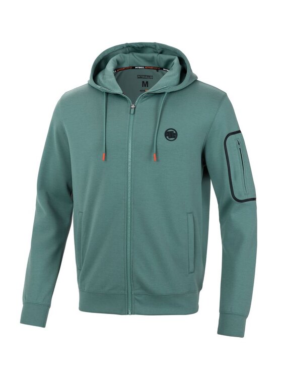 PITBULL PITBULL Bluza Explorer Zielony Regular Fit