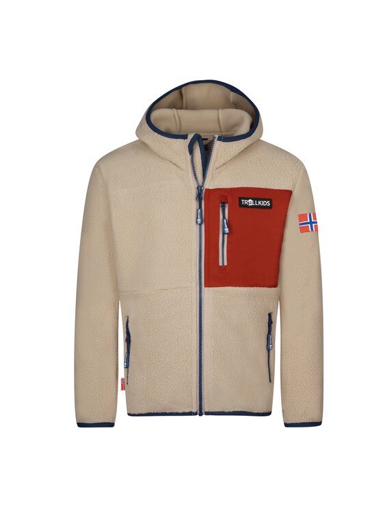 Trollkids Trollkids Kurtka przejściowa 466-815 Beżowy Regular Fit