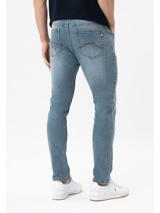 Volcano Volcano Jeansy D-JACOB 2 Niebieski Regular Fit