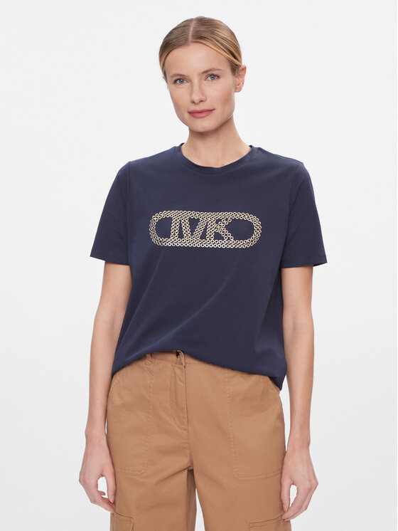 MICHAEL Michael Kors Футболка MR4519L97J Cиній Regular Fit | Modivo.ua