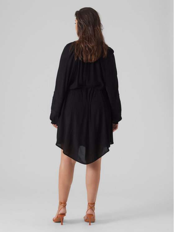 Vero Moda Curve Vero Moda Curve Sukienka codzienna 10297334 Czarny Regular Fit
