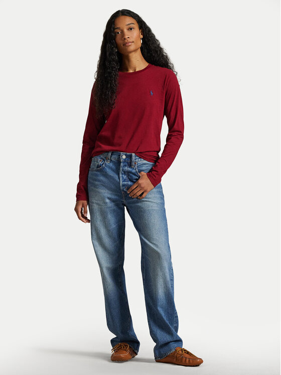 Polo Ralph Lauren Polo Ralph Lauren Блуза 211898699039 Бордо Regular Fit