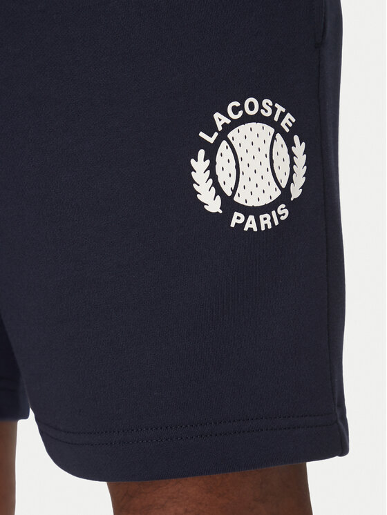 Lacoste Lacoste Športové kraťasy GH9708 Tmavomodrá Regular Fit