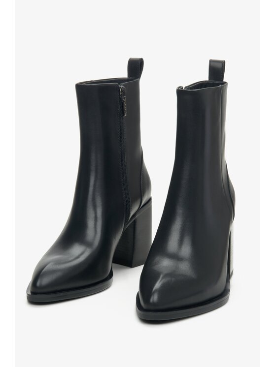 Estro Estro Μποτάκια ER00113875 Μαύρο