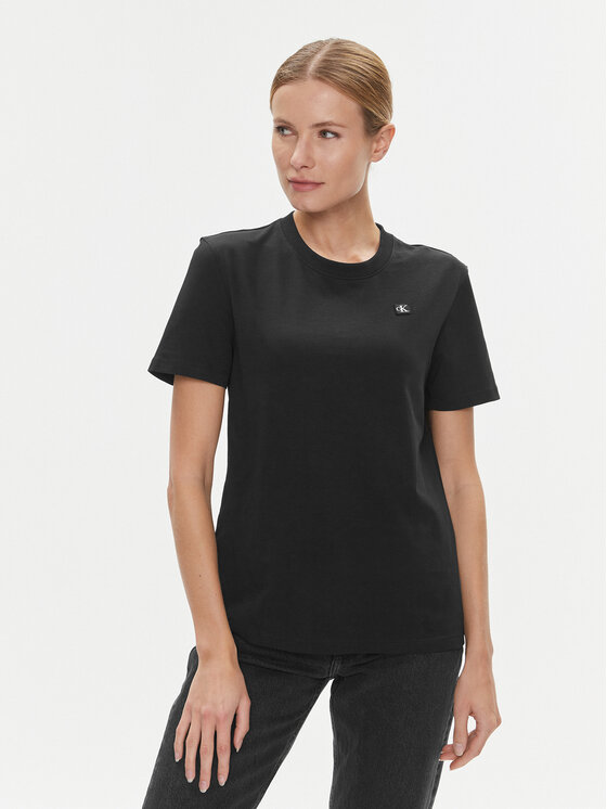 Női Póló Calvin Klein Jeans, Méret: S, Fekete, J20J223226
