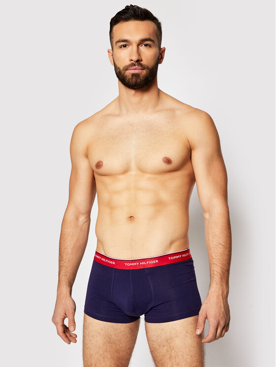 Tommy Hilfiger Tommy Hilfiger Set 3 parov boksaric 3P Lr Trunk 1U87903841 Mornarsko modra
